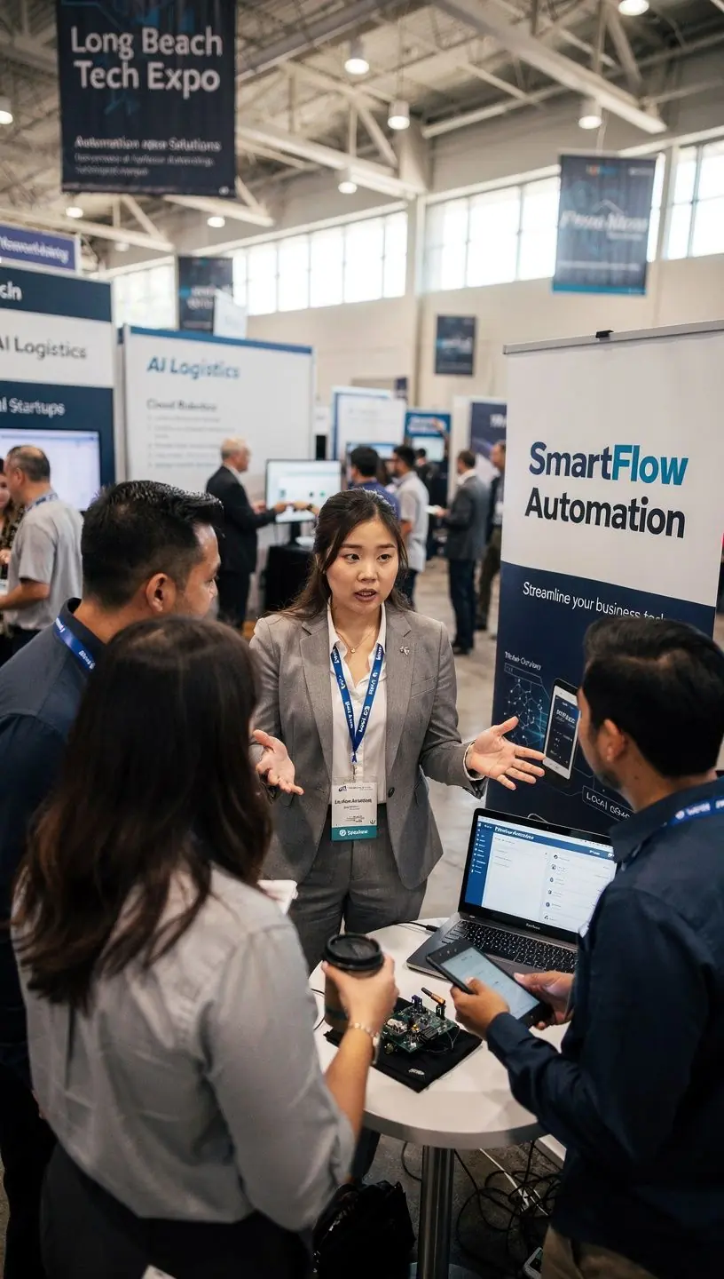 Professional team collaboration in modern workspace